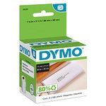 DYMO LW Mailing Address Labels for LabelWriter Label Printers, 1-1/8" x 3-1/2" (28 x 89 mm) Stickers, Black Print, White Label Maker Tape, 2 Rolls of 130 (260 Total)