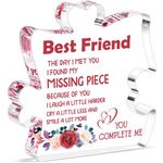 Best Friend Birthday Gifts for Women, Friend Mothers Day Gift Ideas, Bestfriend Bff Gift for Her, Best Friend Ever Gift Acrylic Decoration Sign/Plaque