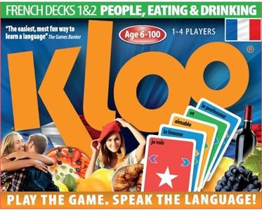 KLOO's Learn to Speak French Language Card Games Pack 1 (Decks 1 & 2)