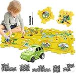 Puzzle Racer Kids Car Track set Toy for Kids DIY Puzzle Track Rail Route Educational Game Gift Games for Children 2 3 4 5 6 Years