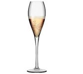 Pasabahce Monte Carlo Premium Champagne & Wine Glass - Set of 6 (225 ml) (Turkey Made)