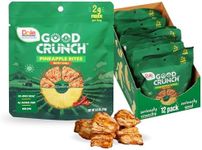 Dole Good Crunch Pineapple with Chili Dried Fruit Bites, Gluten Free & Vegan Snack, 0.5oz Bags (Pack of 12)