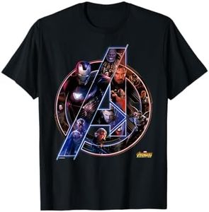 Marvel Avengers Infinity War Neon Team Camiseta