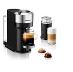 Nespresso Vertuo Next Premium Coffee and Espresso Machine with Aeroccino by De'Longhi, Chrome