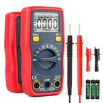 AstroAI Digital Multimeter 4000 with Non-Contact Voltage Function, Auto-Ranging Voltmeter for 1.5v/9v/12v Batteries, Ohmmeter & DMM, Accurately Measures Voltage, Current, Resistance, Capacitance