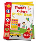 My First Shapes and Colours Sticker Book: Exciting Sticker Book With 100 Stickers