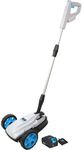 swift Cordless Small Lawnmower 40V 22cm, Battery Brushless Lawn Mower for lawns up to to 50 m² with Mulching Function and 3 Cutting Height Adjustments, Dual 2.0Ah Li-Ion Battery & Fast Charger
