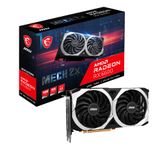 MSI Radeon RX 6600 MECH 2X 8G Gaming Graphics Card - 8GB GDDR6, 2491 MHz, PCI Express 4 x 8, 128-bit, 3x DP v 1.4a, HDMI 2.1 (Supports 4K & 8K)