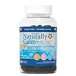 Dr. Klein's Naturally Calm Gummies For Kids. Orange Flavour. Relieves Restlessness & Nervousness. Includes Chamomile Extract and Large Leaf Linden Extract Plus Vitamins & Minerals to Support Stress Relief . Sugar Free. 30 Day Supply. 60 Gummies.