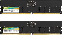 Silicon Power DDR5 32GB (16GBx2) 4800MHz (PC5-38400) 288-pin CL40 1.1V UDIMM Desktop RAM Computer Memory SP032GBLVU480F22