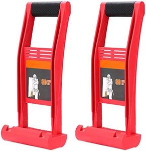 Skelang 2 Pcs Drywall Carrier, Lift and Carry Panel Mover, ABS Plastic Panel Carrier Tool, Drywall Carrying Handle with 176lbs Load Bearing, Fit to Plywood, Glass Board, Plasterboard