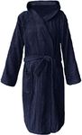 HOMELEVEL Terry Bathrobe 100% Cotton Women Men Ladies and Men