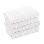 Bloomsbury Mill - 4 Pack - 100% Pure Organic Cotton - Extra Soft Cellular Baby Blankets - Ideal Value Pack for Early Years Nurseries - Pram/Travel/Moses Basket (White)