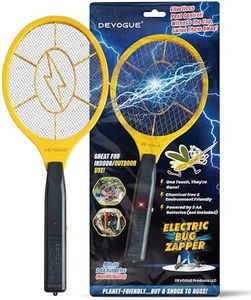 DEVOGUE® Electric Fly Swatter Bug Zapper Battery Operated Flies Killer Indoor & Outdoor Pest Control Mosquito Zapper and Insect Catcher Racket