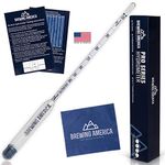 Alcohol Hydrometer Tester 0-200 Proof & Tralle Pro Series Traceable - Distilled Alcoholmeter - Made in America