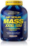 Maximum Human Performance MHP UYM XXXL 1350 Mass Building Weight Gainer, Muscle Mass Gains, w/50g Protein, High Calories, 11g BCAAs, Leucine, Cookies & Cream, 8 Servings, 6lb