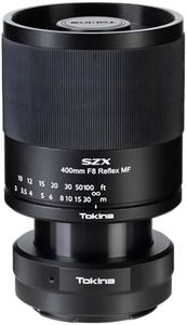 Tokina 628324 Telephoto Lens, Mirror Lens, SZX Super Tele, 15.7 inches (400 mm), F8 Reflex MF, Nikon Z Mount, Reflective Type, Manual Focus, Interchangeable Mount, Full Size Compatible