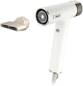 Shark SpeedStyle Essential Hair Dryer with Concentrator, Ultra Fast Drying Hair Dryer For All Hair Types, No Heat Damage, Automatic Heat and Airflow Settings, Ionic, Silk HD301UK