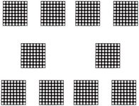 EC Buying 10PCS 8x8 Dot Matrix LED Display Module 1.9MM Matrix Lattice Common Anode Red Digital Tube DIY Kit