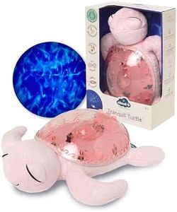 ﻿Cloud b Ocean Projector Nightlight with 2 White Noises & 2 Soothing Sounds | Adjustable Settings | Cry Sensor | Tranquil Turtle - Pink (Rechargeable)