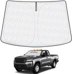 Cartist 5-Layer Windshield Sun Shade Custom Fit for Nissan Frontier 2022 2023 Accessories Foldable Car Front Window Sunshade Sun Visor Protector