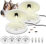 Flea Traps for Home,2pcs Flea Lamp 