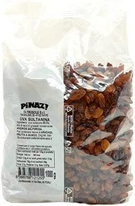 Oltresole, Raisins Sultanina 1 Kg, Raisins secs sans sucre ajouté, en-cas sain idéal pour les sucreries, Fruits déshydratés sélectionnés et naturels