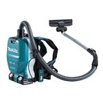 Makita 36V (18Vx2) LXT Brushless Backpack Vacuum Cleaner, 2L Capacity, HEPA Filtration, 71 CFM, Up to 140 Min Runtime, Cordless Dust Extraction, 5.0Ah x2 Kit