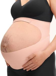 momcozy Pregnancy Belly Band, Oyster Pink, O-Shape