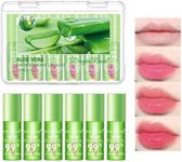 6Pcs Aloe Vera Color Changing Lip G