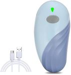 Rechargeable Auto Electric Can OpenerTouch Side Cut Opener Open Your Cans with A Simple Press of Button - Automatic,Smooth Edge,Food-Safe,for Kitchen for Seniors with Arthritis Small Size (Blue)