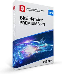 Bitdefender Premium VPN 2024 | 10 appareils | 1 An | PC/Mac/Smartphone