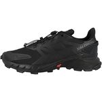 SALOMON Men's Shoes Alphacross 4 Running, Black/White, 9.5 UK