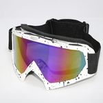 PLOOTA Dirt Bike Goggles, Motorcycle Goggles ATV Goggles Riding Goggles Ski Goggles Windproof Glasses Racing Goggles