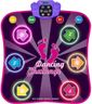 INSTOY Light Up Dance Mat for Girls：Dance Toys for 4 5 6 7 8 9 10 Year Old Girl Gifts - Music Dancing Game Pad with 5 Game Modes & Wireless Bluetooth - Birthday Gifts for Girls Boys Age 3-10