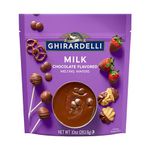 GHIRARDELLI Milk Chocolate Flavored Melting Wafers, 10 oz Bag