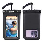 AiRunTech Floating Waterproof Phone Pouch/Case - Travel Beach Bag Sandproof Swimming Pool Bag Cruise Ship Essentials Phone Dry Bag for Vacation Must Haves.