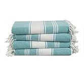 Lane Linen Oversized Beach Towel - 100% Cotton Beach Towels 4 Pack, Pre-Washed Pool Towel, Extra Large Beach Towel, Quick dry & Sand Free, Lightweight Travel Towel, 39"x71" - Hunter Green