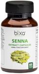 bixa BOTANICAL Senna Leaves Extract Veg Capsules 60 Count (450Mg) Cassia Angustifolia, Ayurvedic Herb For Laxative Action, Herbal Supplement To Improve Bowel, Helps To Eliminate Foul Smelling