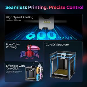 Flashforge Adventurer 5X 3D Printer – High Precision, Large Build Volume