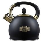 Tea Kettle -2.8 Quart Tea Kettles Stovetop Whistling Teapot Stainless Steel Tea Pots for Stove Top Whistle Tea Pot