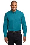 Port Authority Mens Long Sleeve Easy Care Shirt (S608) -Teal Green -L