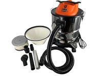 Pellethead Ash Vault Pro Vacuum: High-Power Ash Cleanup, 5-Gallon Capacity, 10-Amp Suction, Heat-Resistant Dual HEPA Filtration, 7' Metal Hose, 10' Cord