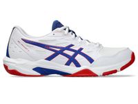 ASICS Mens GEL-ROCKET 11 White/Asics Blue Badminton Shoes - 6 UK (1071A091.105)