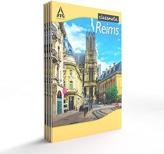 Classmate Notebook - Single Line, 120 Pages, 240 mm x 180 mm - Pack Of 4 [Cover page design might vary]