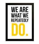 Interio Crafts Motivational Wall Frame for Wall Decor (Frame Size :13.5"X10" Inches,Synthetic Wood)