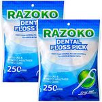 RAZOKO Dental Floss Picks High Pull