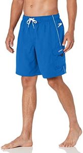 Speedo mens Swim Trunk Knee Length Marina ii volley 20 , Classic Blue/White, X-Large US