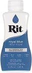 Rit Dye – 8 Oz. Liquid Fabric Dye for Clothing, Décor, and Crafts – Royal Blue (1 Pack)