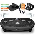 Rumblex Plus 4D Vibration Plate Exercise Machine - Triple Motor Oscillation, Linear, Pulsation + 3D/4D Motion Vibration Platform | Whole Body Viberation Machine